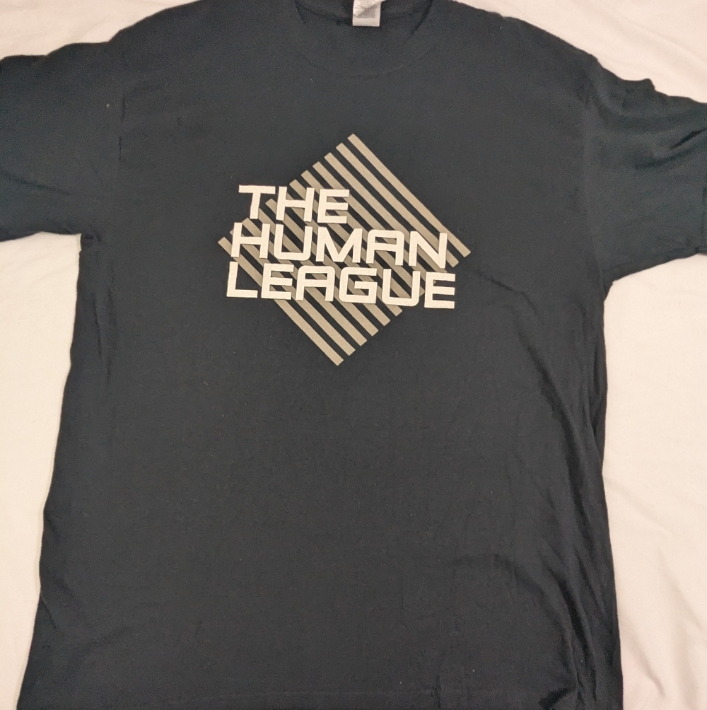 The Human League 2018 North American Tour Concert Merch Black T-Shirt Large
